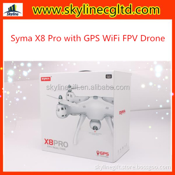 Hot selling Syma X8 Pro GPS Drone GPS fixed aerial senior shaft aircraft with 720P HD Camera Real time Wifi FPV RC Drone